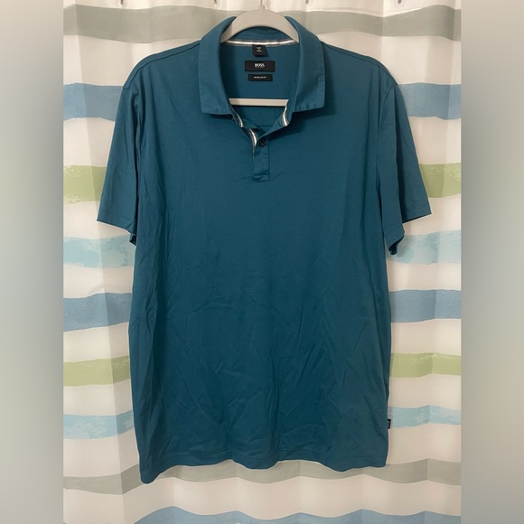 Hugo Boss Regular Fit Polo Shirt Model: 10194263 XL Teal (N72) - Picture 1 of 12